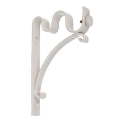 20/12mm Double Pole Standard Bracket In Clay -CURTAINS accessories Sale 6006cl 20