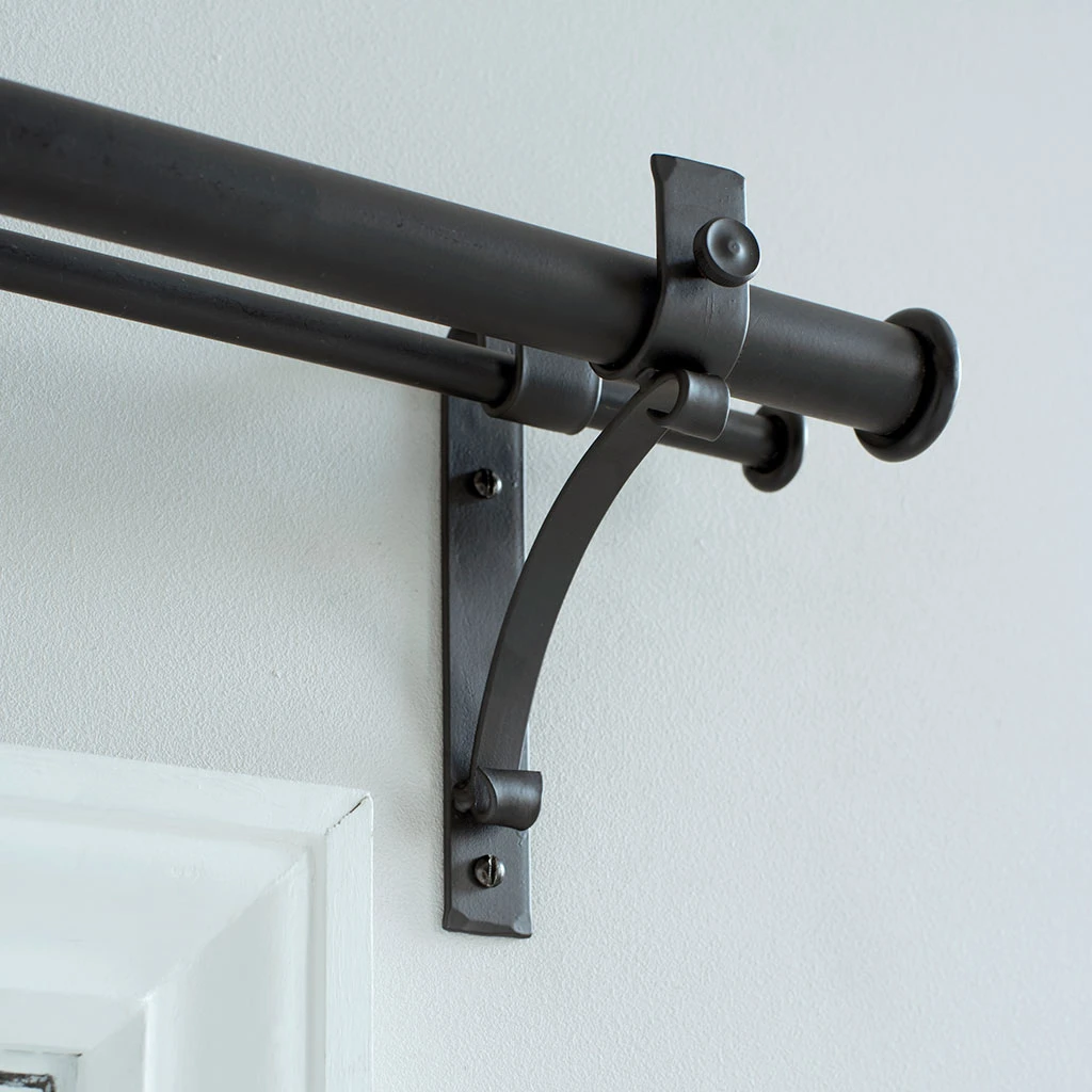 25/12mm Double Pole Standard Bracket In Matt Black 5 25/12mm Double Pole Standard Bracket In Matt Black - Image 5