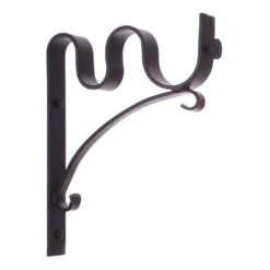 38/20mm Double Pole Standard Bracket In Matt Black 8 38/20mm Double Pole Standard Bracket In Matt Black -CURTAINS accessories Sale 6008mb 20