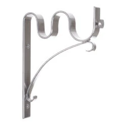 38/20mm Double Pole Standard Bracket In Mercury -CURTAINS accessories Sale 6008me 20