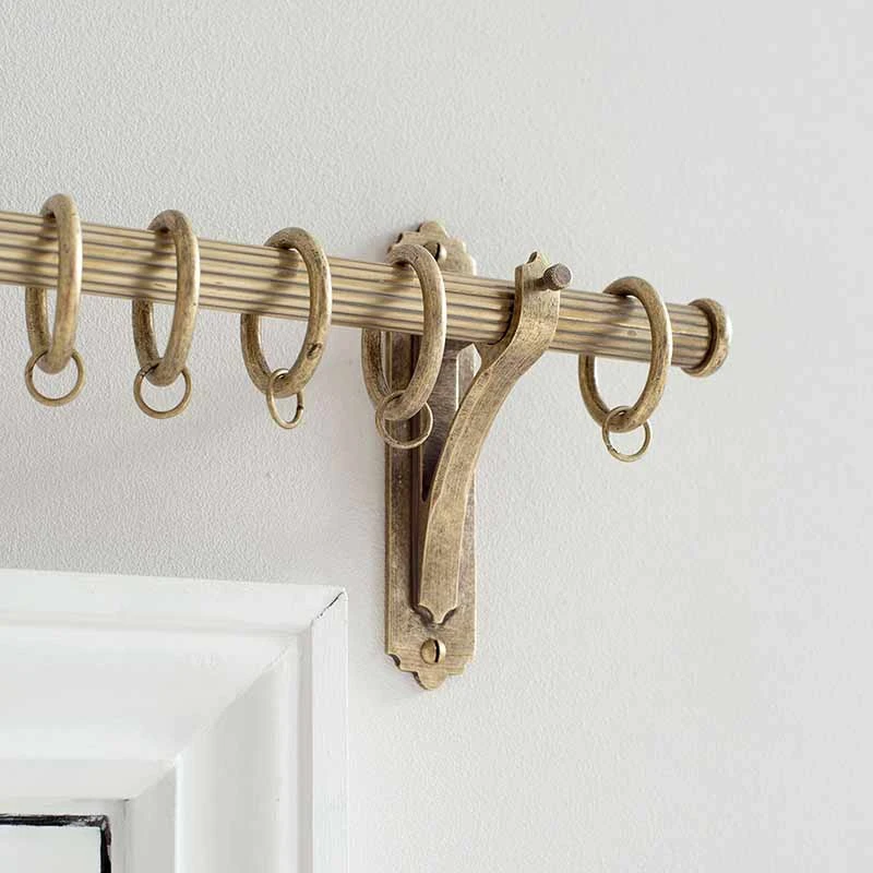 19mm Brett Standard Bracket In Antiqued Brass 2 19mm Brett Standard Bracket In Antiqued Brass - Image 2