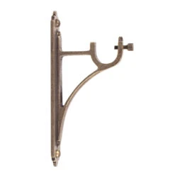 19mm Brett Standard Bracket In Antiqued Brass 7 19mm Brett Standard Bracket In Antiqued Brass -CURTAINS accessories Sale 6009ab 20