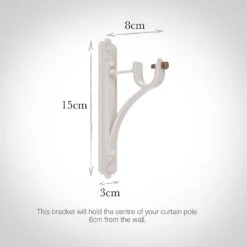25mm Brett Standard Bracket In Clay 6 25mm Brett Standard Bracket In Clay -CURTAINS accessories Sale 6010cl 13