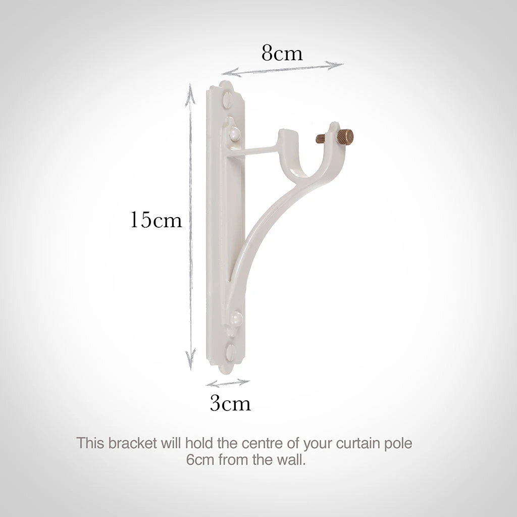 25mm Brett Standard Bracket In Clay 3 25mm Brett Standard Bracket In Clay - Image 3
