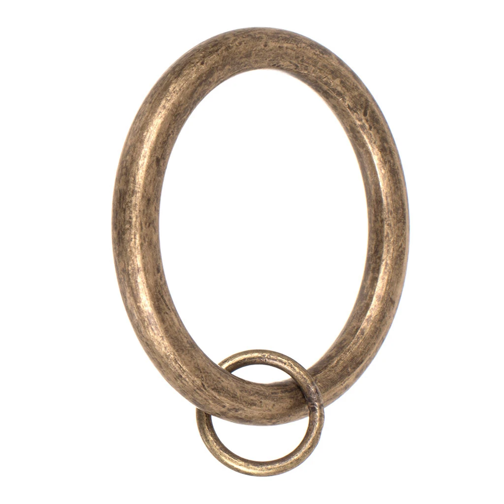 25mm Brass Curtain Ring In Antiqued Brass 1 25mm Brass Curtain Ring In Antiqued Brass