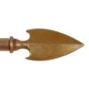 19mm Hasta Spear Finial In Antiqued Brass