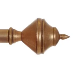 19mm Brass Empire Finial In Antiqued Brass
