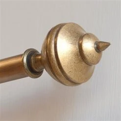 19mm Brass Empire Finial In Antiqued Brass -CURTAINS accessories Sale 6018ab 4