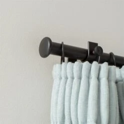 25mm Button Finial In Matt Black