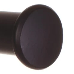 25mm Button Finial In Matt Black -CURTAINS accessories Sale 601mb 2