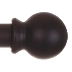 25mm Cannonball Finial In Matt Black