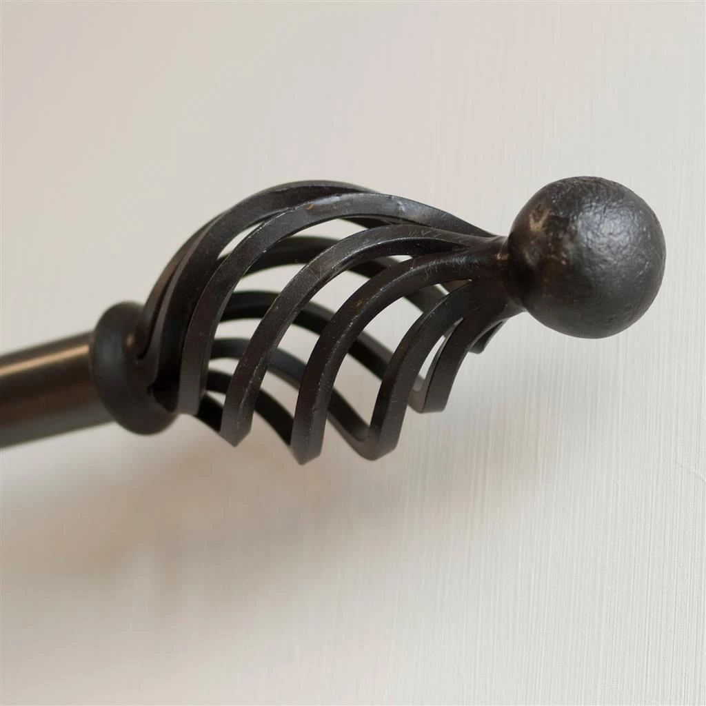 25mm Cage & Ball Finial In Beeswax 4 25mm Cage & Ball Finial In Beeswax - Image 4