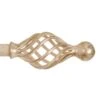 25mm Cage & Ball Finial In Old Ivory