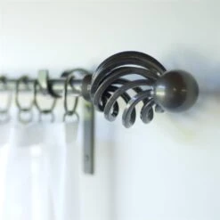 25mm Cage & Ball Finial In Polished -CURTAINS accessories Sale 603po 4