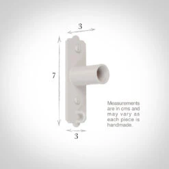 25mm Brett Recess Bracket In Clay -CURTAINS accessories Sale 6047cl 13