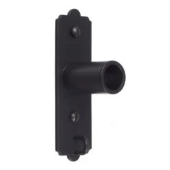 25mm Brett Recess Bracket In Matt Black