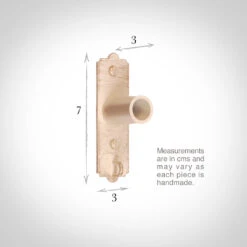 25mm Brett Recess Bracket In Old Ivory 6 25mm Brett Recess Bracket In Old Ivory -CURTAINS accessories Sale 6047oi 13