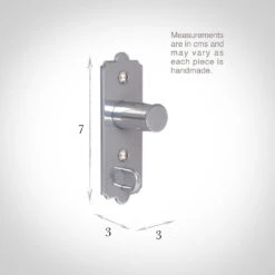 20mm Brett Recess Bracket In Mercury -CURTAINS accessories Sale 6048me 13