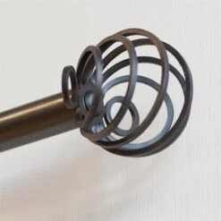 20mm Spiral Finial In Beeswax 7 20mm Spiral Finial In Beeswax -CURTAINS accessories Sale 6058bw 4