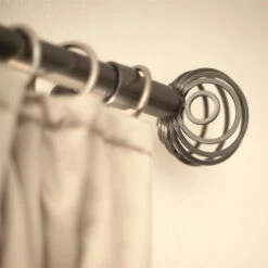 20mm Spiral Finial In Polished -CURTAINS accessories Sale 6058po 4