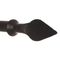 25mm Spear Finial In Matt Black -CURTAINS accessories Sale 605mb 2