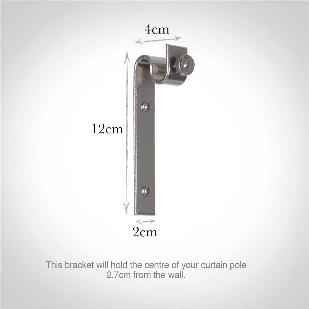 12mm Chapel Standard Bracket In Mercury 3 12mm Chapel Standard Bracket In Mercury - Image 3