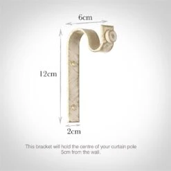 20mm Chapel Standard Bracket In Old Ivory -CURTAINS accessories Sale 6067oi 13