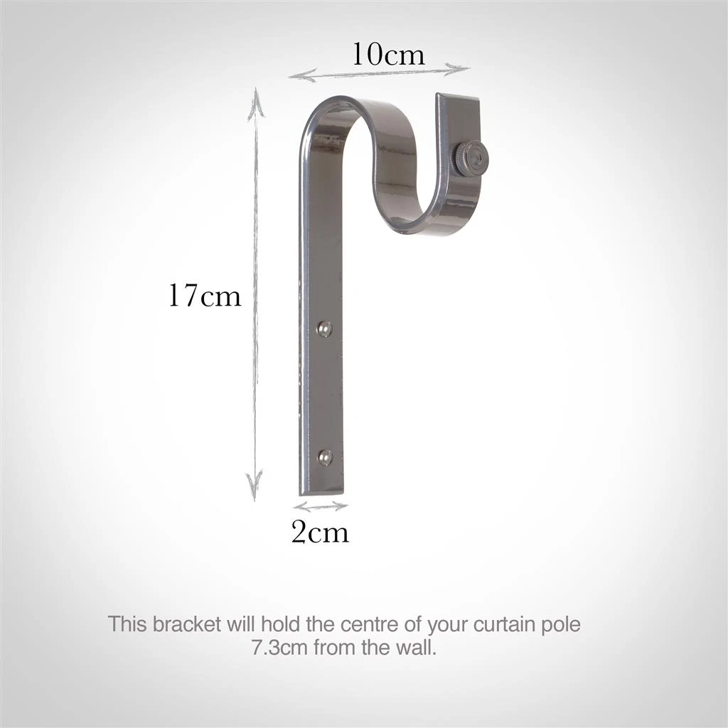 38mm Chapel Standard Bracket In Mercury 3 38mm Chapel Standard Bracket In Mercury - Image 3