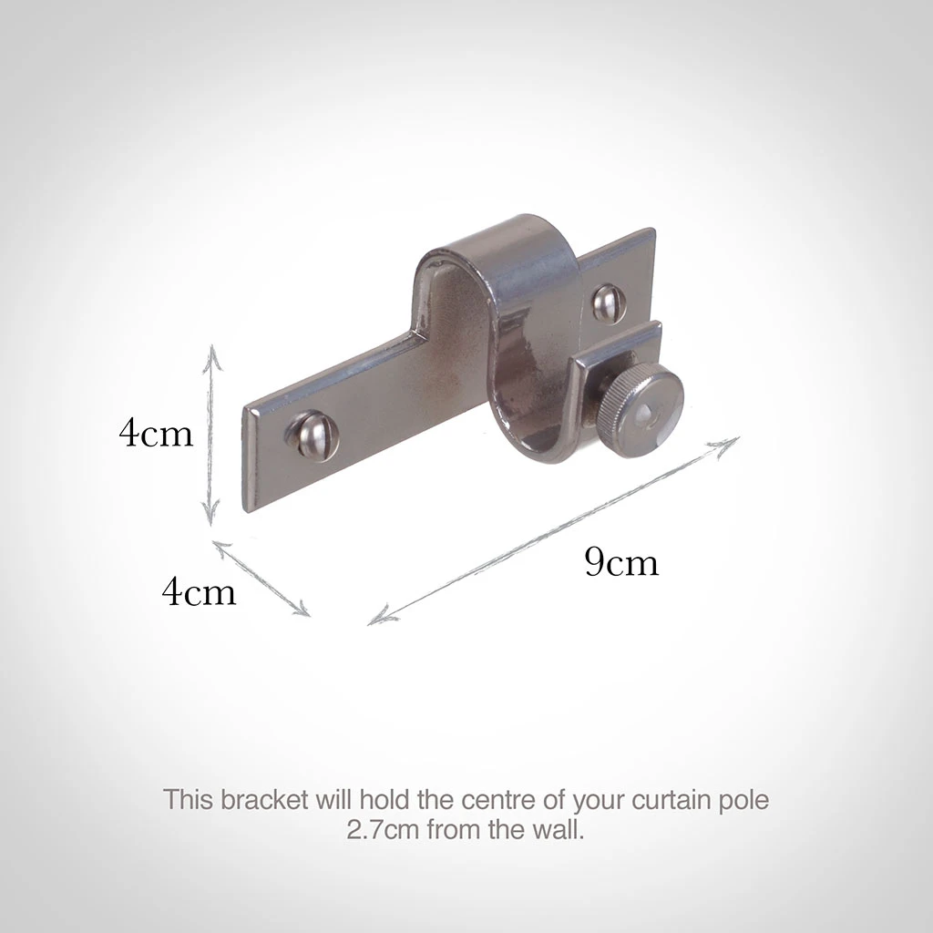 12mm Chapel Centre Bracket In Mercury 3 12mm Chapel Centre Bracket In Mercury - Image 3