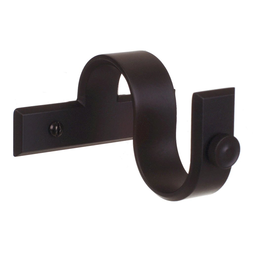 38mm Chapel Centre Bracket In Matt Black 1 38mm Chapel Centre Bracket In Matt Black