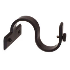 38mm Chapel Centre Bracket In Matt Black 8 38mm Chapel Centre Bracket In Matt Black -CURTAINS accessories Sale 6073mb 20