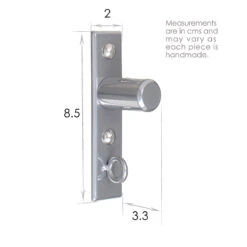 20mm Chapel Recess Bracket In Mercury -CURTAINS accessories Sale 6075me 13