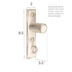 20mm Chapel Recess Bracket In Old Ivory -CURTAINS accessories Sale 6075oi 13