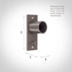 38mm Chapel Recess Bracket In Polished -CURTAINS accessories Sale 6077po 13