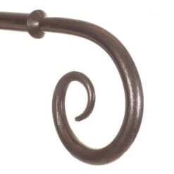 25mm Crook Finial In Polished -CURTAINS accessories Sale 607po 2