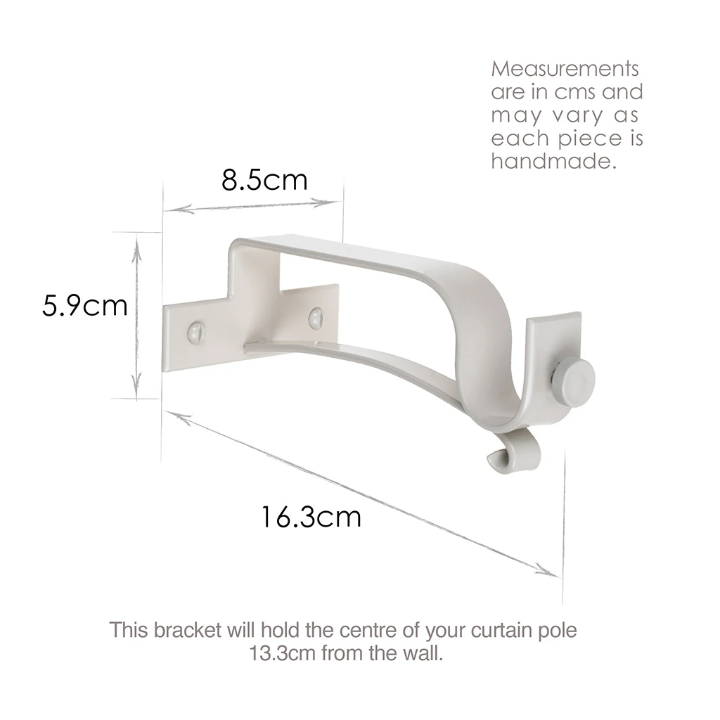 25mm Chapel Extended Centre Bracket In Clay 3 25mm Chapel Extended Centre Bracket In Clay - Image 3