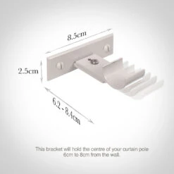 25mm Chapel Passing Bracket, Clay -CURTAINS accessories Sale 6091cl 13