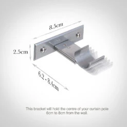 25mm Chapel Passing Bracket, Mercury 6 25mm Chapel Passing Bracket, Mercury -CURTAINS accessories Sale 6091me 13