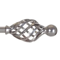 20mm Cage & Ball Finial In Mercury