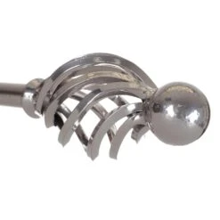 20mm Cage & Ball Finial In Mercury -CURTAINS accessories Sale 622me 2