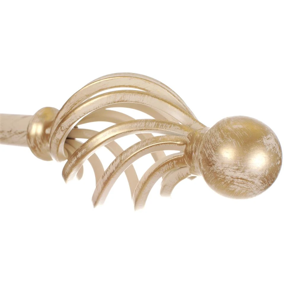 20mm Cage & Ball Finial In Old Ivory 3 20mm Cage & Ball Finial In Old Ivory - Image 3