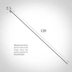 Fine Draw Rod In Matt Black -CURTAINS accessories Sale 6250mb 13