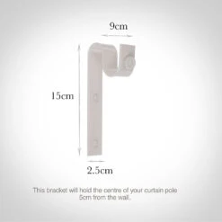 25mm Chapel Standard Bracket In Clay 6 25mm Chapel Standard Bracket In Clay -CURTAINS accessories Sale 6251cl 13