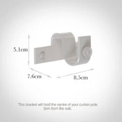 25mm Chapel Centre Bracket In Clay -CURTAINS accessories Sale 6252cl 13