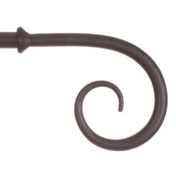 20mm Crook Finial In Beeswax