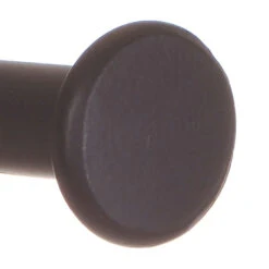 12mm Button Finial In Matt Black -CURTAINS accessories Sale 628mb 20