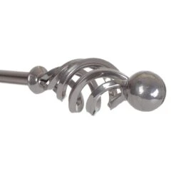 12mm Cage & Ball Finial In Mercury -CURTAINS accessories Sale 630me 2