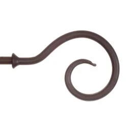 12mm Bishop's Crook Finial In Beeswax