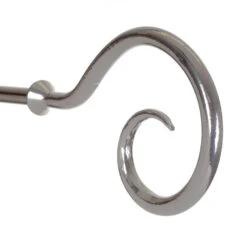 12mm Bishop's Crook Finial In Mercury 6 12mm Bishop's Crook Finial In Mercury -CURTAINS accessories Sale 632me 2