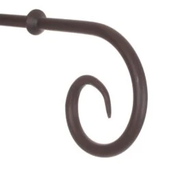 12mm Crook Finial In Beeswax -CURTAINS accessories Sale 633bw 2